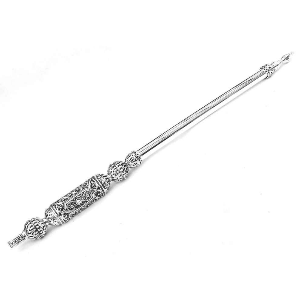 Yad Torah Pointer - Sleek Sterling Silver - Image 3