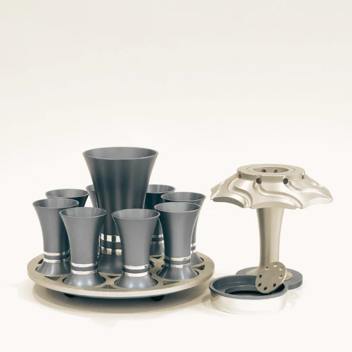 Wine Fountain with 8 Kiddush Cups - Image 5