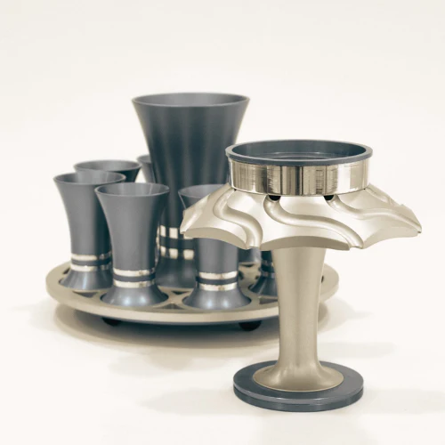 Wine Fountain with 8 Kiddush Cups - Image 6