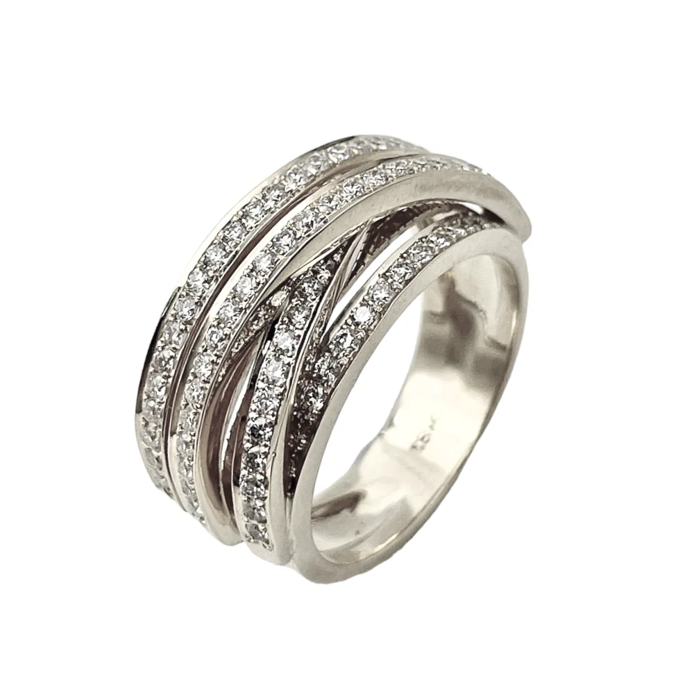 Gates of Jerusalem Ring in 18K Gold with 1.03 CT Diamonds - Image 4