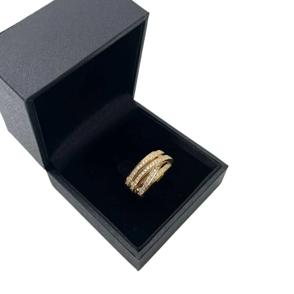 Gates of Jerusalem Ring in 18K Gold with 1.03 CT Diamonds - Image 5