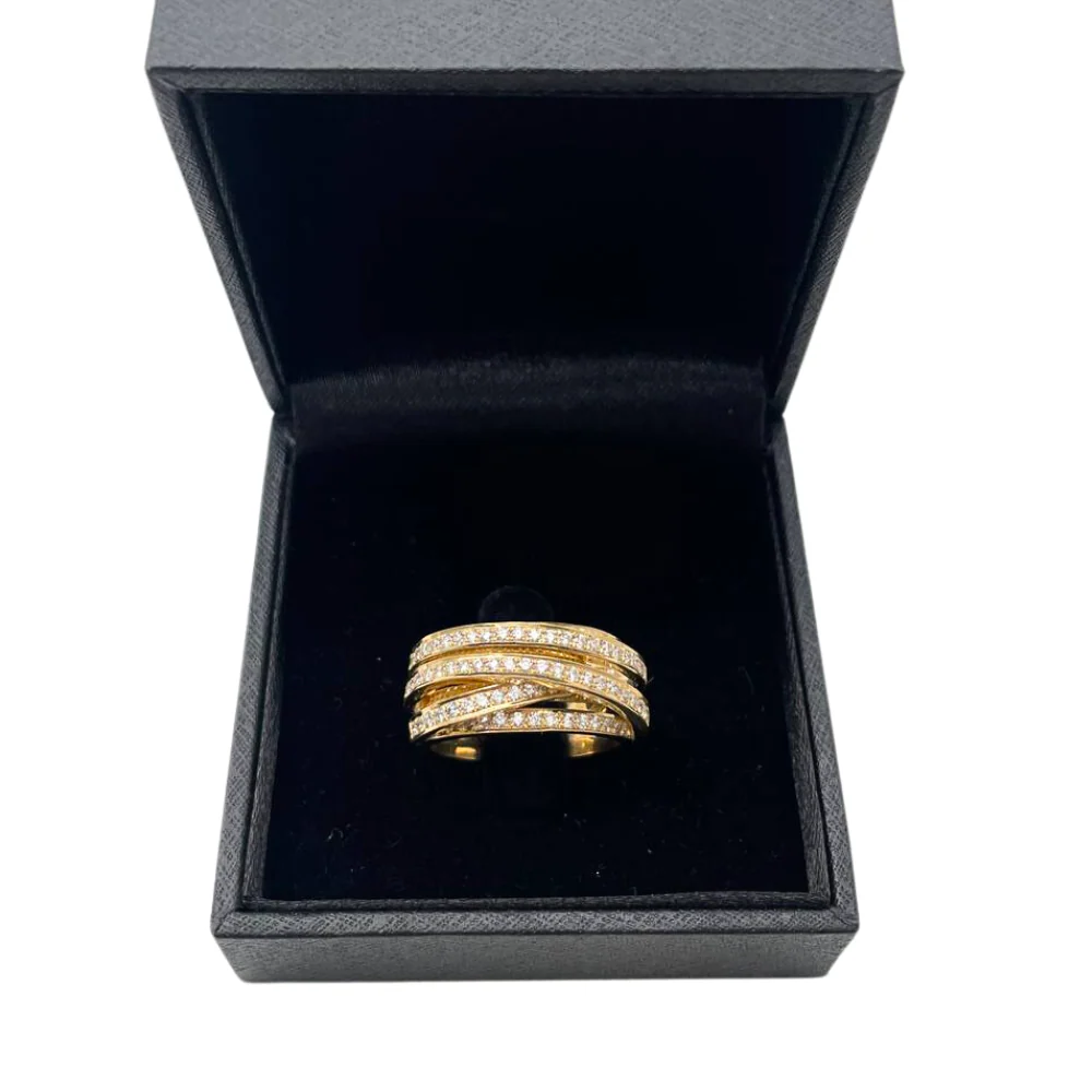 Gates of Jerusalem Ring in 18K Gold with 1.03 CT Diamonds - Image 6